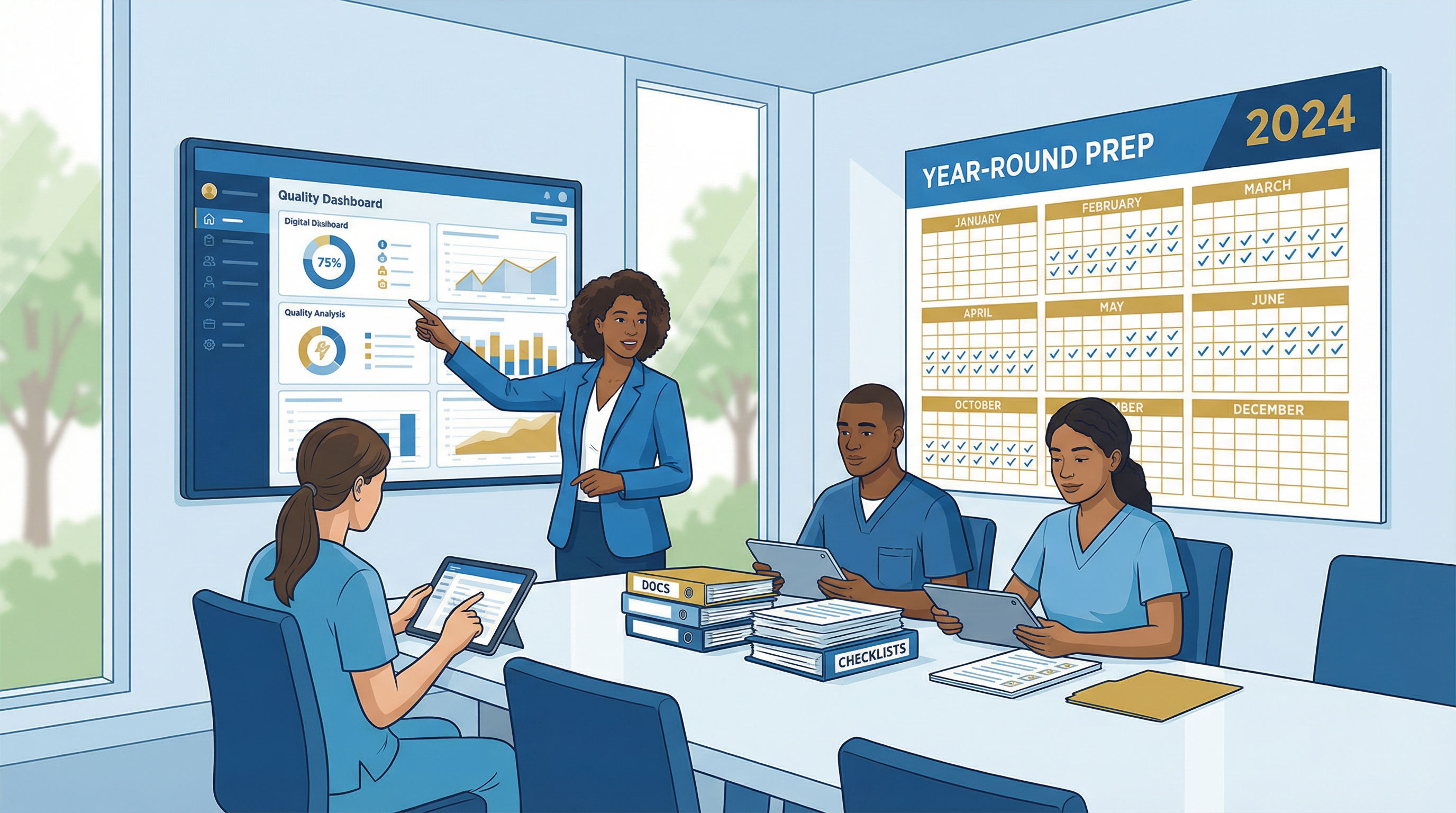 How to Prepare for a CMS Survey Without Last-Minute Scrambling