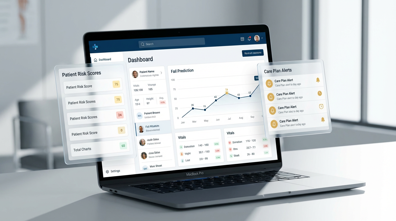 QAPI software dashboard for skilled nursing facility showing risk assessments and compliance monitoring